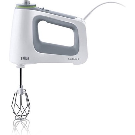 "Braun MultiMix 5 HM 5137 WH Hand Mixer 750W - Perfect Whipping, Mixing & Kneading with Style"